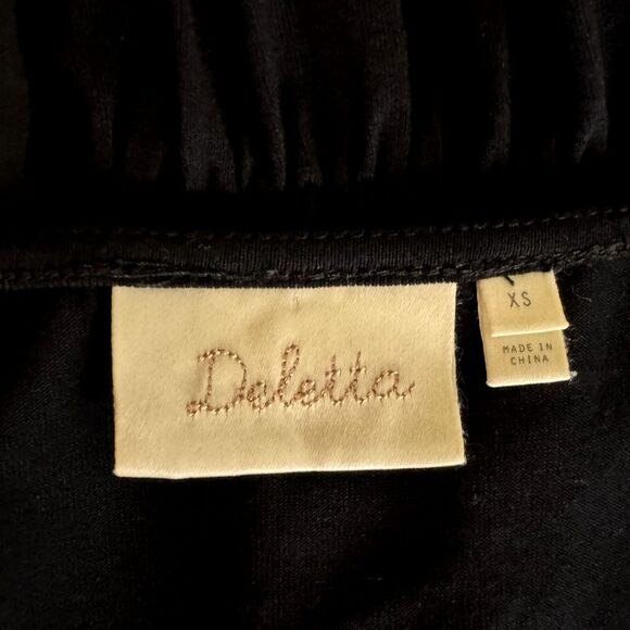 Deletta Anthropologie Wished Blooms Dandelion Peplum Top Blouse XS bv - Picture 12 of 14